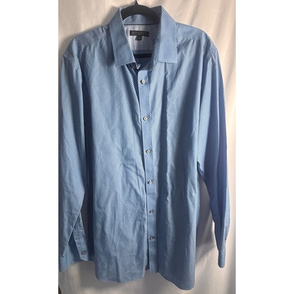Banana Republic Other - Banana Republic Slim Fit Non-Iron Blue ‎ Button-Down Shirt Men's XL